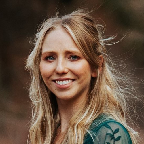 Breanna King facing forward and smiling.