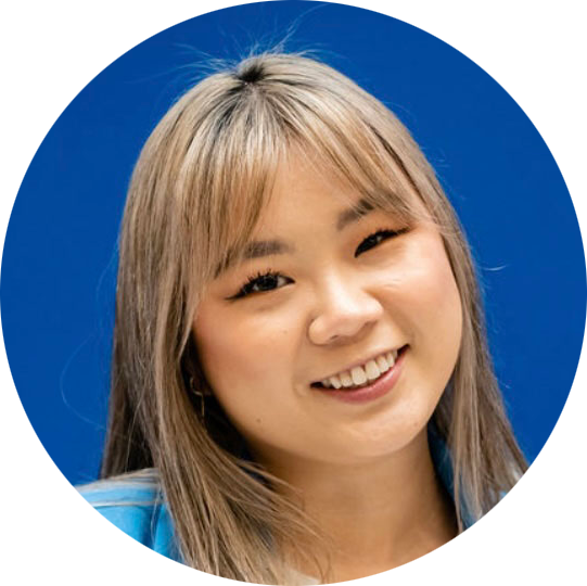 Leah Schultz smiling.